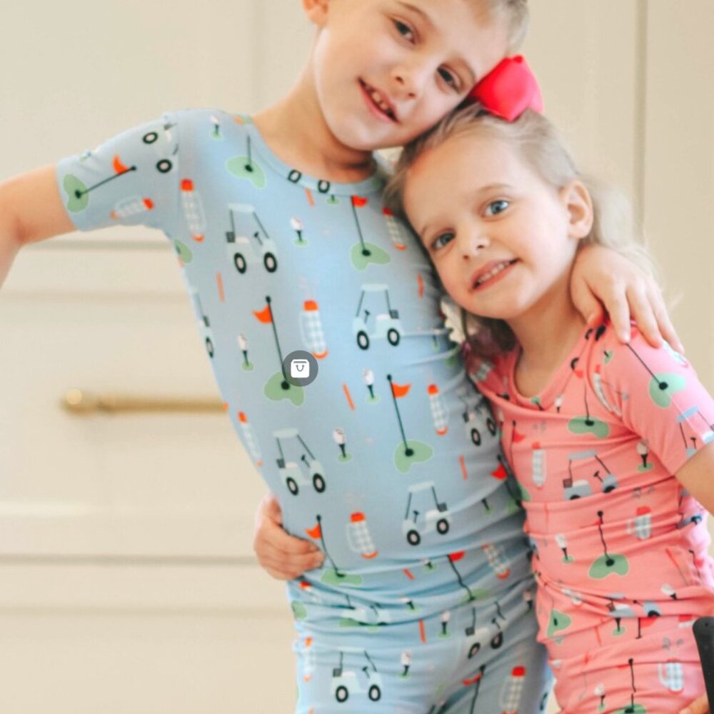 Kiki and Lulu PINK golf pajama set